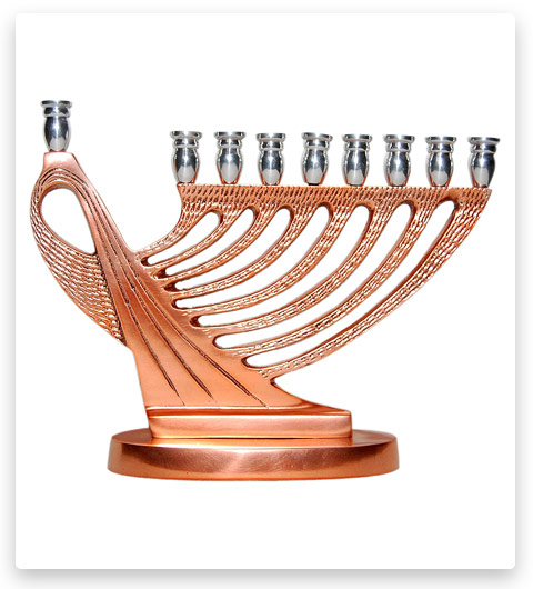 Alchemade Modern Menorah Hanukkah