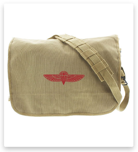 Army Universe Canvas Israeli Paratrooper Messenger Bag