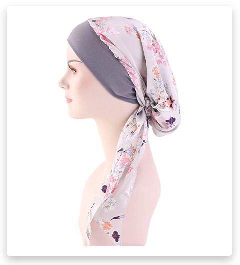 CCCHO Women Vintage Silky Turbans Bonnet