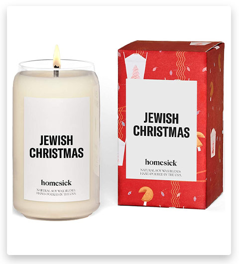 Homesick Candle Scented Jewish Christmas