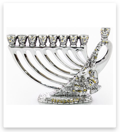 Menorah from Israel David Harp Jerusalem Hanukkah Menorah