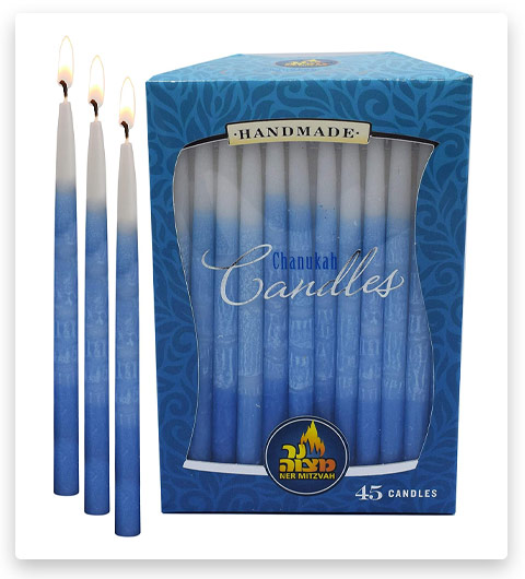 All Natural Beeswax Long Chanukah Candles Hand Made set of 45: Israel Book  Shop