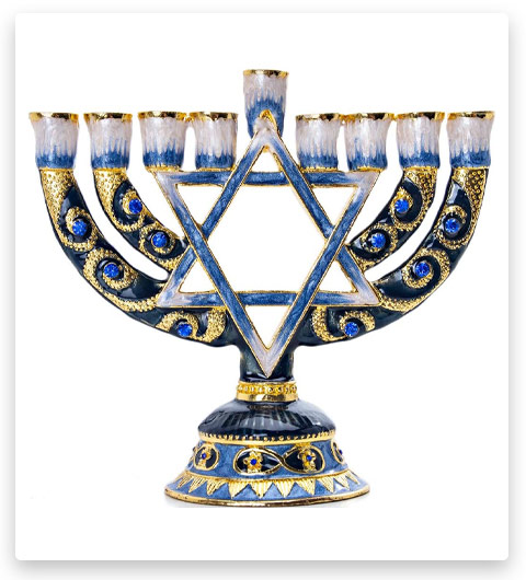 YU FENG Vintage Menorah Hanukkah