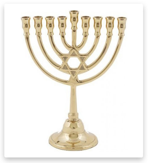 Yair Emanuel Classic Hanukkah Bronze Menorah