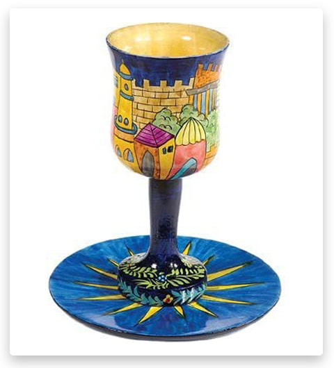 Yair Emanuel Wooden Kiddush Cup