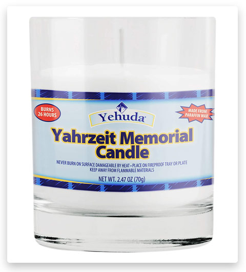 Yehuda Yahrzeit Memorial Candle