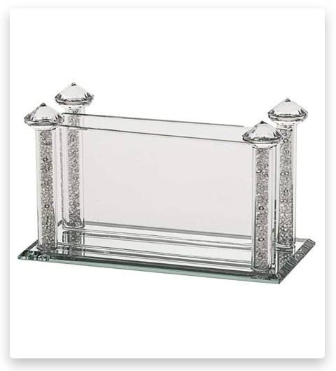 Judaica Place Crystal Match Box Holder