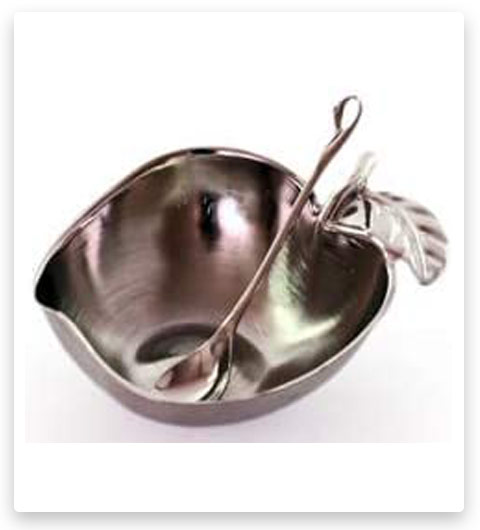 Quality Judaica Apple Shaped Honey Dish Rosh Hashanah