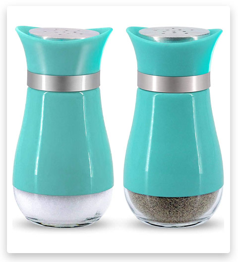 USFY Glass Salt and Pepper Shakers Set