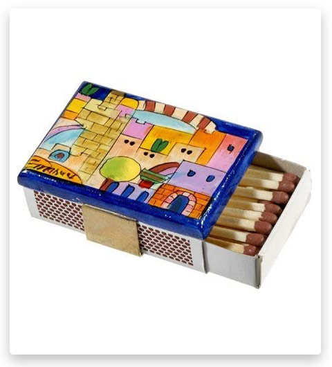 Yair Emanuel Wooden Match Box Holder