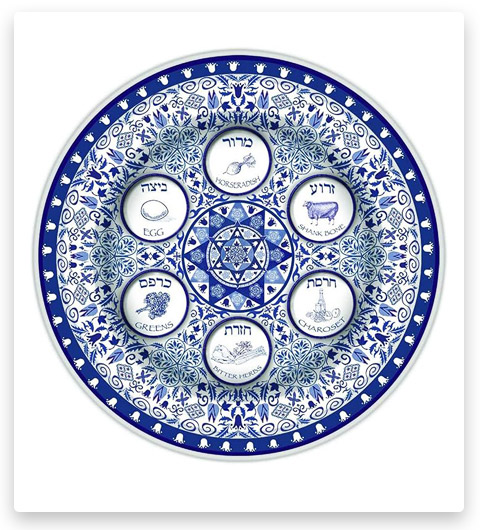 Aviv Judaica Exquisite Renaissance Porcelain Floral Ornate