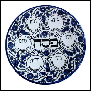 Traditional Passover Seder Plate