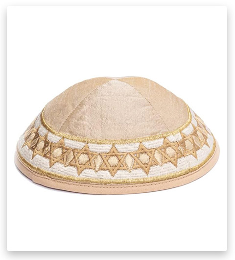 Yair Emanuel Kippah Embroidered Magen David