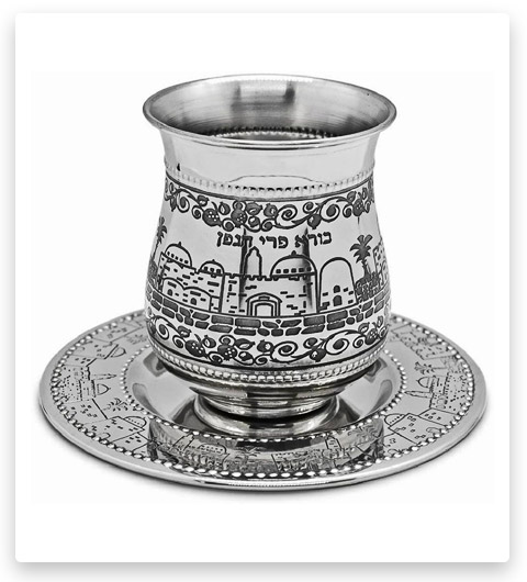 Zion Judaica Kiddush Cup Sets