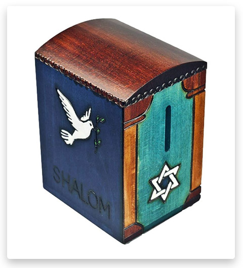 Enchanted World of Boxes Shalom Dove Tzedakah Keepsake Box